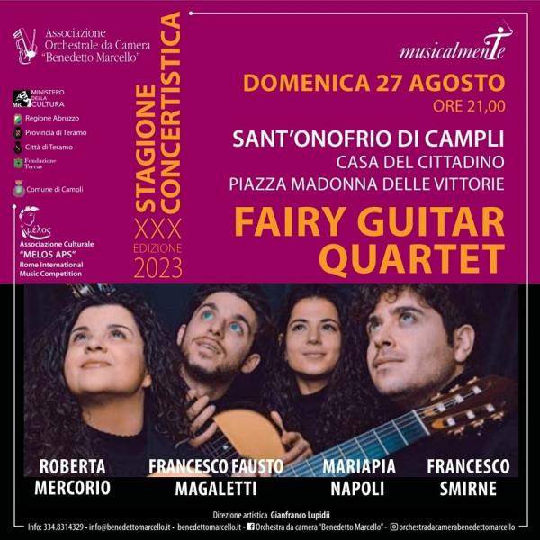 FAIRY GUITAR QUARTET- XXX Stagione Concertistica "Benedetto Marcello" 2023
