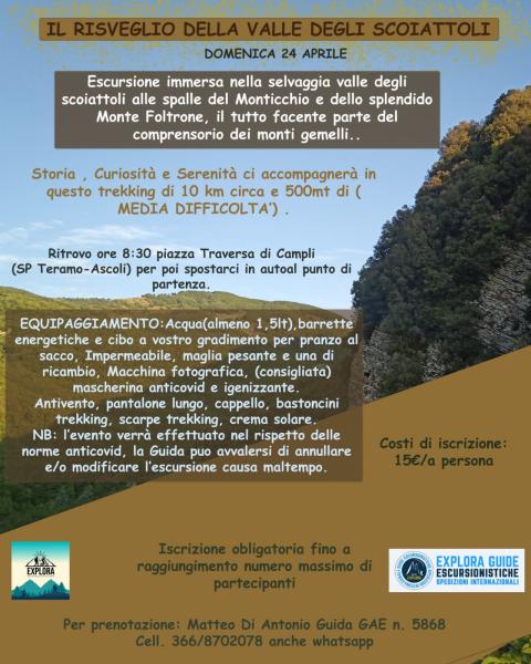 Il risveglio della Valle degli Scoiattoli - Escursione con GAE(guida ambientale escursionistica)