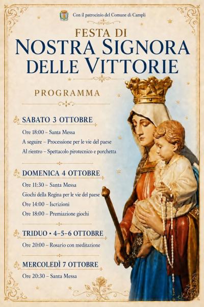 Festeggiamenti in onore di NOSTRA SIGNORA DELLE VITTORIE - SANT'ONOFRIO