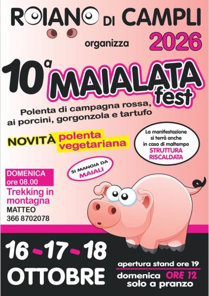 10° MAIALATA fest - ROIANO DI CAMPLI
